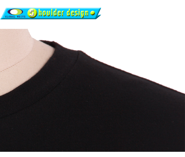 黑色团队广告宣传衫金粉印圆领纯棉短袖男士T恤衫定制厂家