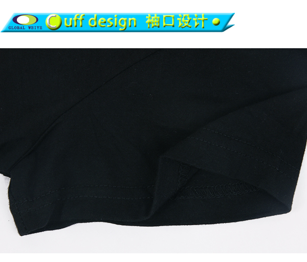 女士广告宣传衫黑色情侣装印花圆领短袖定制