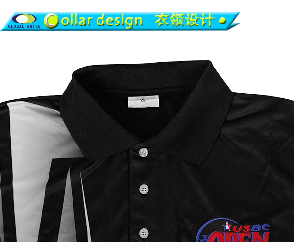 定做男士全涤褐色刺绣热升华POLO衫翻领短袖T恤