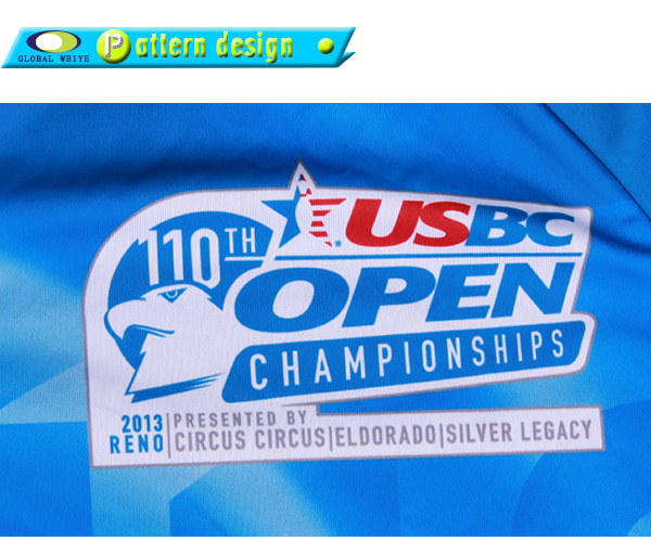 定制男士全涤蓝色热升华POLO衫翻领短袖T恤