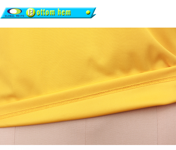 订制男士黄色POLO衫翻领刺绣短袖T恤衫定制工厂