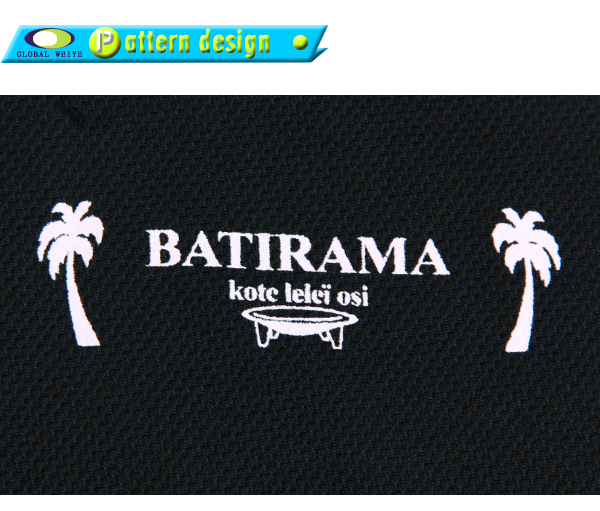 男士黑色翻领印花短袖Polo衫全涤网眼T恤衫定制厂家