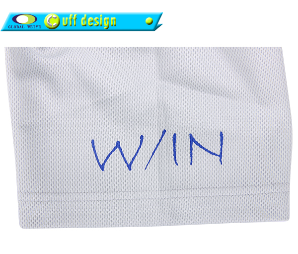 定制男士浅灰色全涤网眼圆领印花宣传短袖T恤衫定制厂家