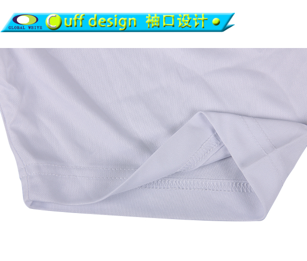 定制男士全涤V领白色印花宣传短袖T恤衫定制厂家