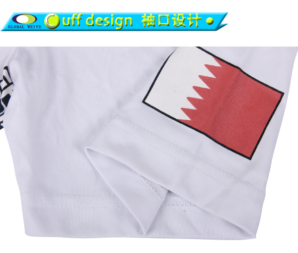 定制男士白色全涤圆领印花宣传摩托车赛短袖T恤衫定制工厂