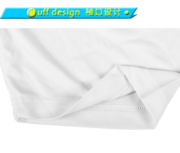 定制男士全涤白色拳头印花V领短袖T恤衫厂家订制