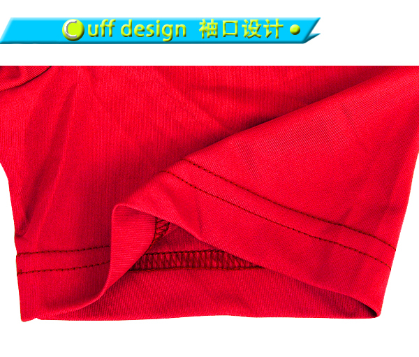 定制男士全涤红色马拉松运动印花圆领短袖T恤衫厂家订制