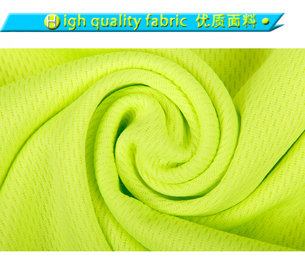 订制男士荧光绿色全涤圆领反光印花短袖T恤衫广告衫定做