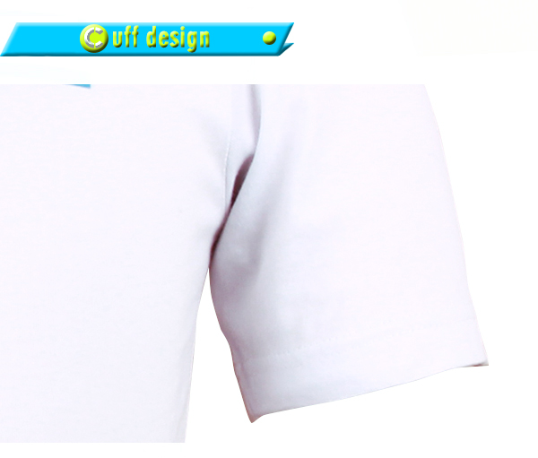 订制白色全涤圆领印花T恤男短袖T恤衫工作定做