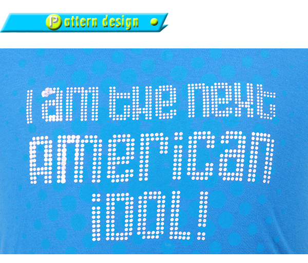 订制蓝色全涤银粉印T恤男圆领短袖工作服定制