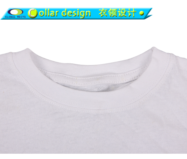 定制工作服白色短袖纯棉印花女士圆领空白T恤衫定做